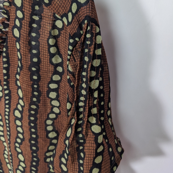 💋 Cato sheer patterned blouse - Picture 4 of 6